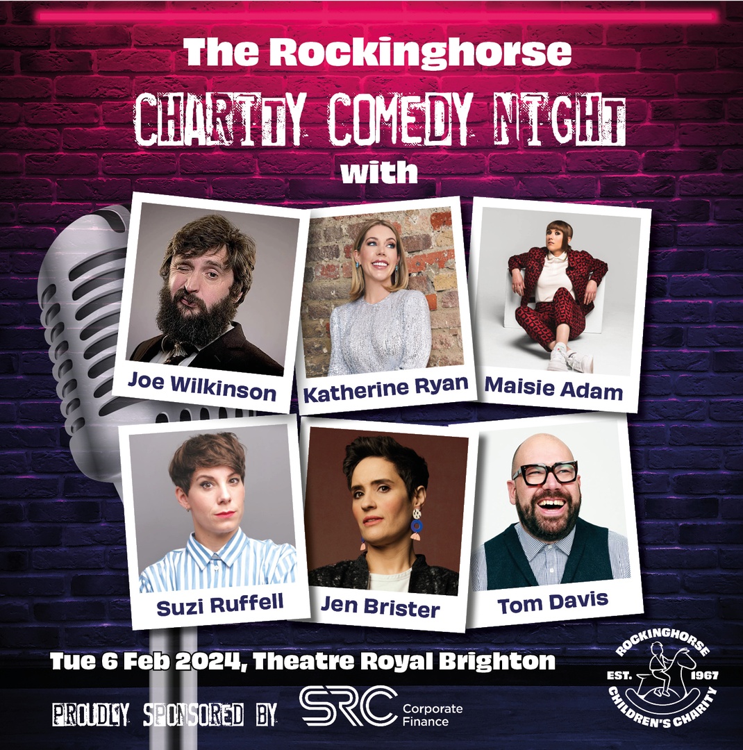 Rockinghorse Children's Charity (@rockinghorse67) on Twitter photo 🎊 Tickets for our Charity Comedy Night are now LIVE! <a href="/ATGTICKETS/">ATGtickets</a>.
Sponsored by <a href="/SRCAdvisoryLtd/">SRC Advisory</a>, the evening will include performances by top comedians - <a href="/gillinghamjoe/">Joe Wilkinson</a>, <a href="/Kathbum/">Katherine Ryan</a>, <a href="/MaisieAdam/">Maisie Adam</a>, @suziruffell, Jen Brister & <a href="/BigTomD/">Tom Davis</a>.
Book here - bit.ly/3NfzZvd. 🎊 Tickets for our Charity Comedy Night are now LIVE! <a href="/ATGTICKETS/">ATGtickets</a>.
Sponsored by <a href="/SRCAdvisoryLtd/">SRC Advisory</a>, the evening will include performances by top comedians - <a href="/gillinghamjoe/">Joe Wilkinson</a>, <a href="/Kathbum/">Katherine Ryan</a>, <a href="/MaisieAdam/">Maisie Adam</a>, @suziruffell, Jen Brister & <a href="/BigTomD/">Tom Davis</a>.
Book here - bit.ly/3NfzZvd.