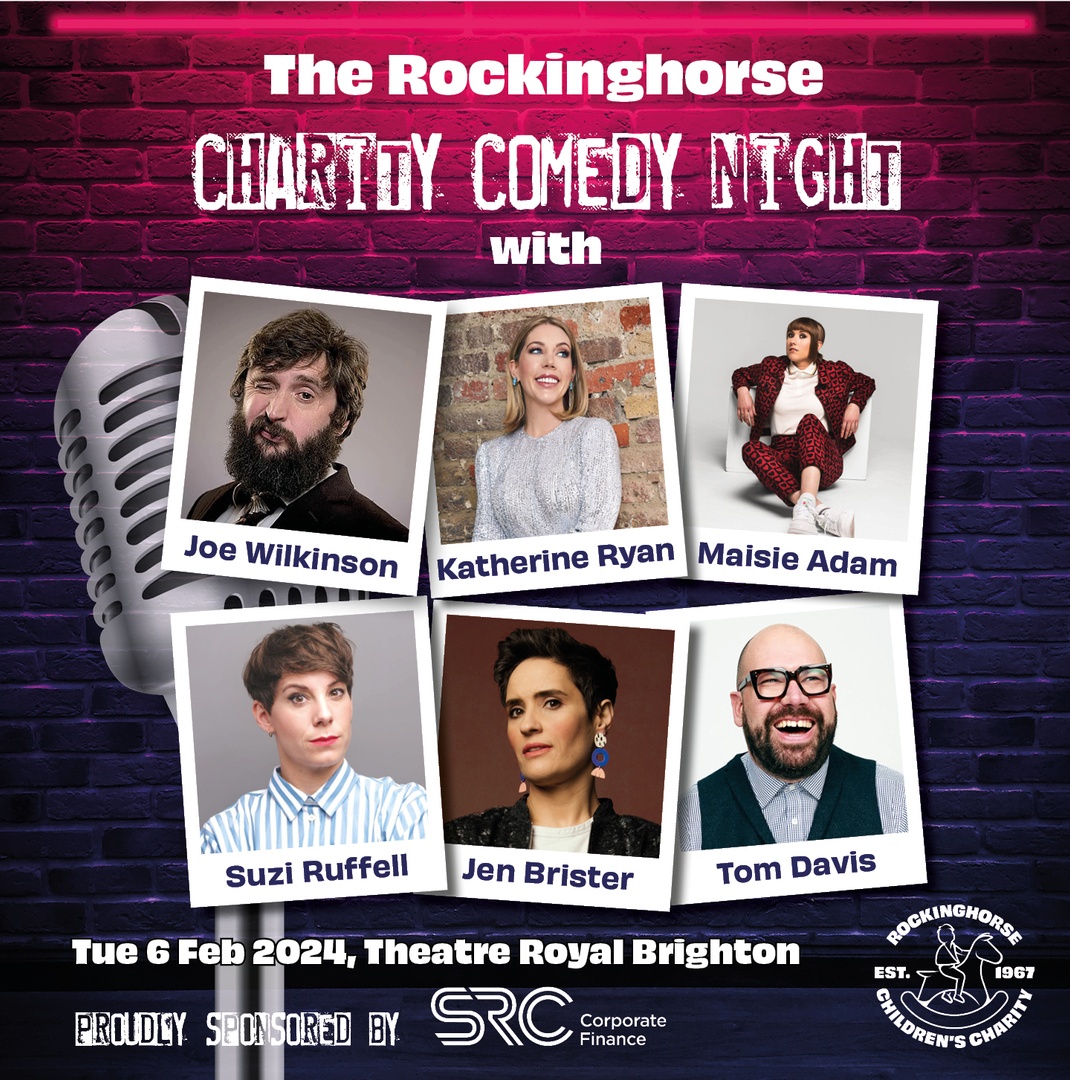 🎊 Tickets for our Charity Comedy Night are now LIVE! @ATGTICKETS. Sponsored by @SRCAdvisoryLtd, the evening will include performances by top comedians - @gillinghamjoe, @Kathbum, @MaisieAdam, @suziruffell, Jen Brister & @BigTomD. Book here - bit.ly/3NfzZvd.