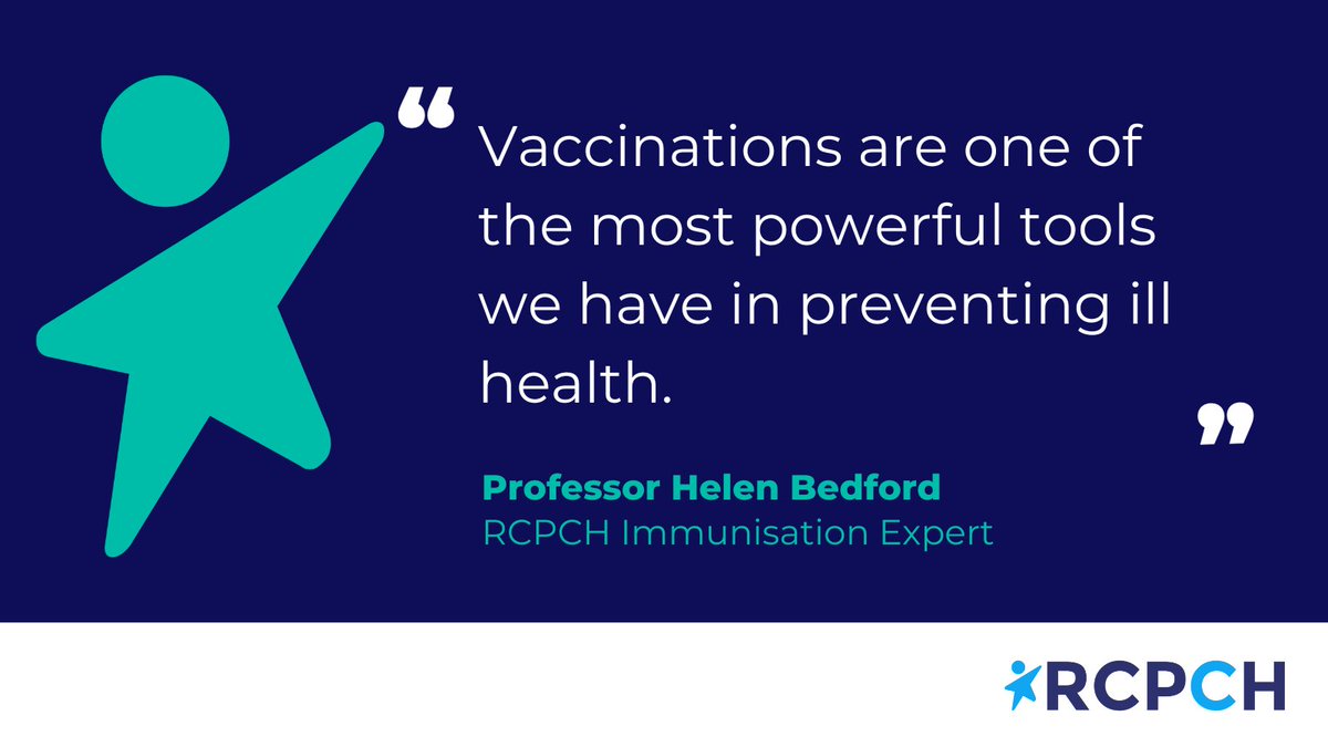 We've updated our vaccination position statement to include recent data on vaccination uptake and key recommendations to UK Governments. Read the statement: rcpch.ac.uk/news-events/ne…