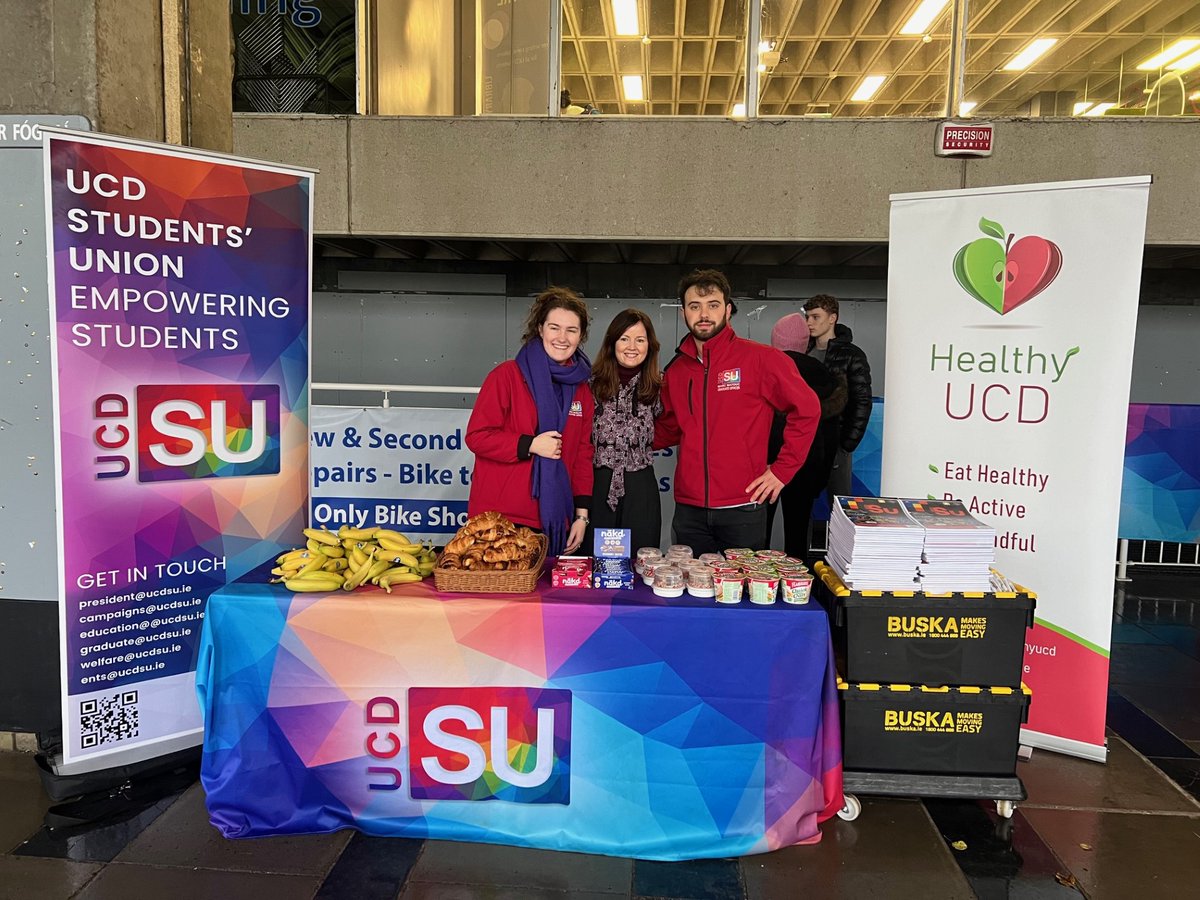 Healthy UCD are delighted to sponsor the revision breakfasts all this week at 10am outside the James Joyce library - last day tomorrow!