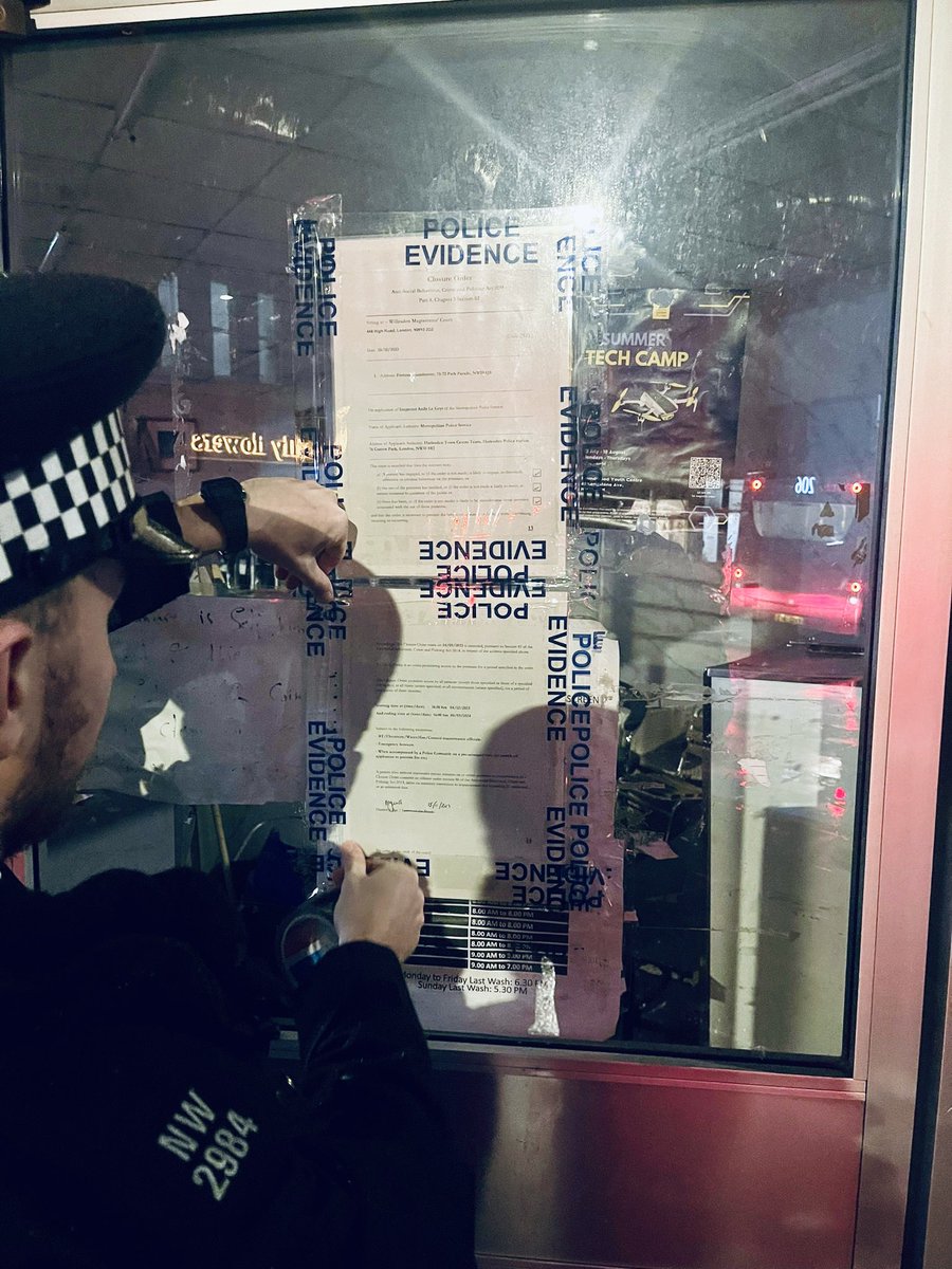 MPSHarlesden's tweet image. #HarlesdenTCT have issued the last two #ClosureOrder extensions to Baraca Hands, High Street &amp;amp; Fortune Launderette, Park Parade, NW10 after the #drug warrants executed there. The order will extend the current closure by another 3 months. #Harlesden #ASB