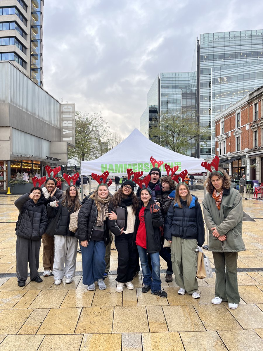 Thanks to @HammersmithBID for inviting us down to Lyric Square for their festive lunchtime performances!