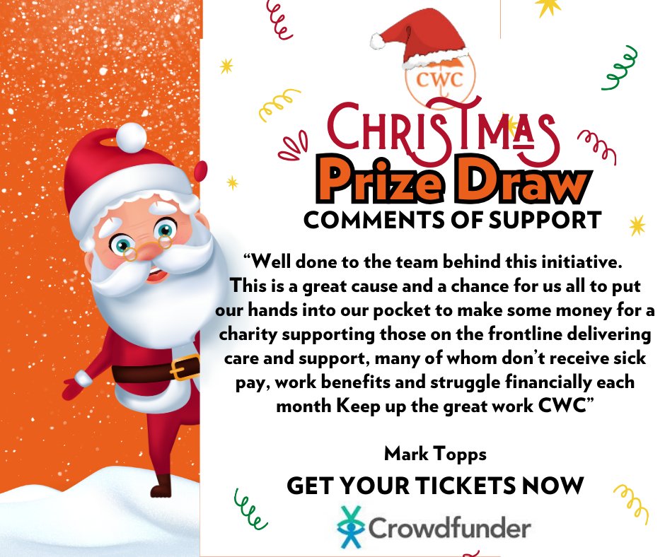 Our Prize Draw is in full swing and we've had loads of wonderful donations and comments that have made us smile Thank you to @_mark_topps for this one 😄 You can enter here: buff.ly/46gzJ5z Full T&Cs on our website: buff.ly/3R1TGZF #christmasprizedraw