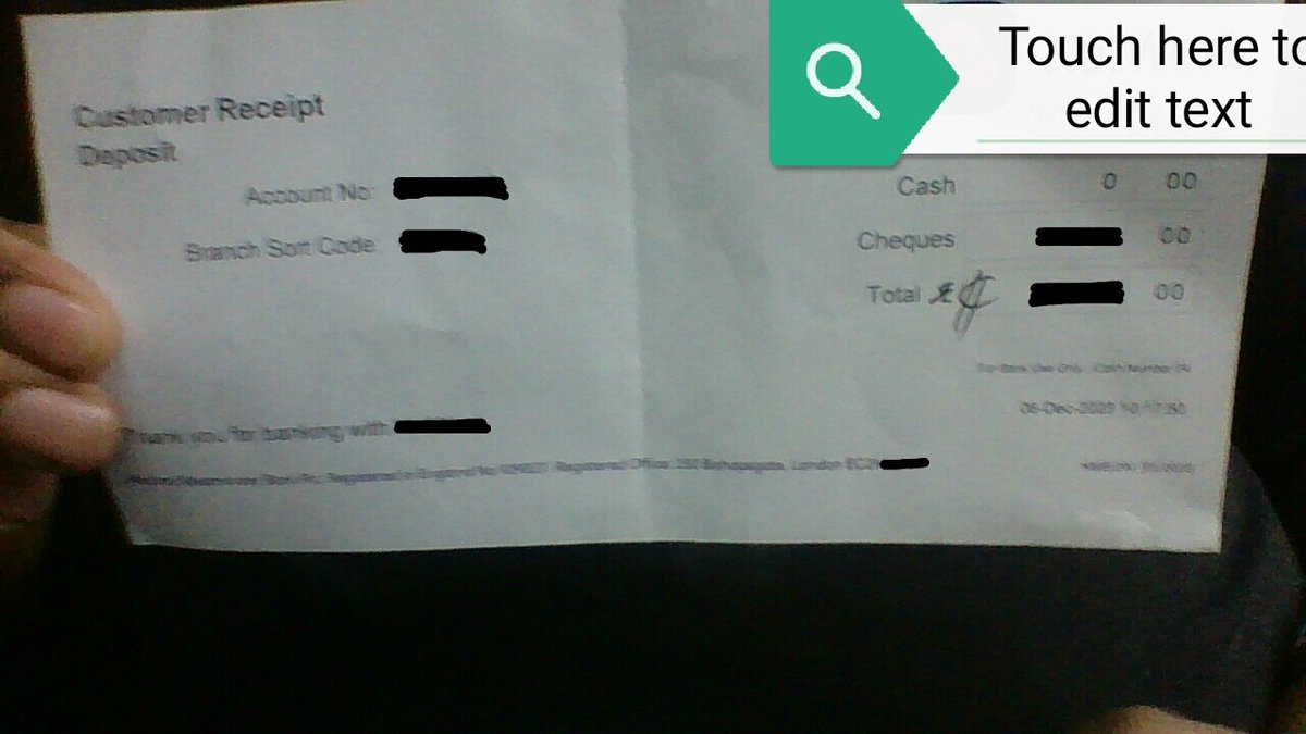 HoratioABaugh's tweet photo. Good Morning Investor!

Notice:

I'm waiting the clearance of funds from the cheque I received. Wednesday, I deposited the cheque into the bank. Today, I have attached a  screenshot of my Deposit Receipt. 

Best regards,

H https://t.co/A80J3nGkr0