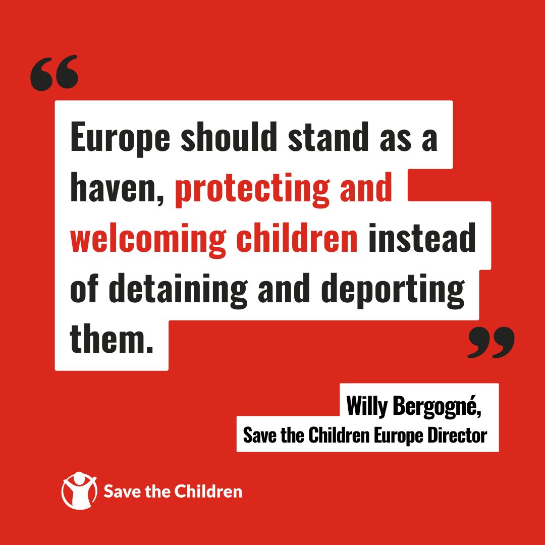 🗨️ Willy Bergogné @bergwill1, @SaveChildrenEU Director: “European leaders are debating the age at which children should be locked up at EU borders. Their alleged crime: seeking protection in a region that prides itself on exporting human rights to the world. Europe should stand