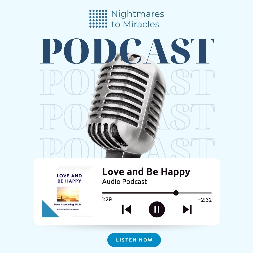 Check out this Audio Podcast⁣, “Love and Be Happy. “ This episode discusses how God is a pathway to happiness through Love from Lesson #103 in A Course in Miracles. ⁣Learn more about this in our audio podcast here:directory.libsyn.com/episode/index/… . . . . #davidasomaning