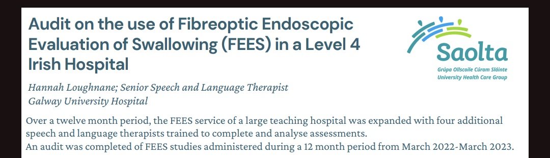 I was delighted to win Best Poster for day 1 of #IASLTcon23 for my audit on the use of FEES in GUH. #FEES has been such a valuable service to us and our patients, delighted to get recognition of our department's achievements with it <a href="/iaslt/">IASLT</a> @saoltagroup