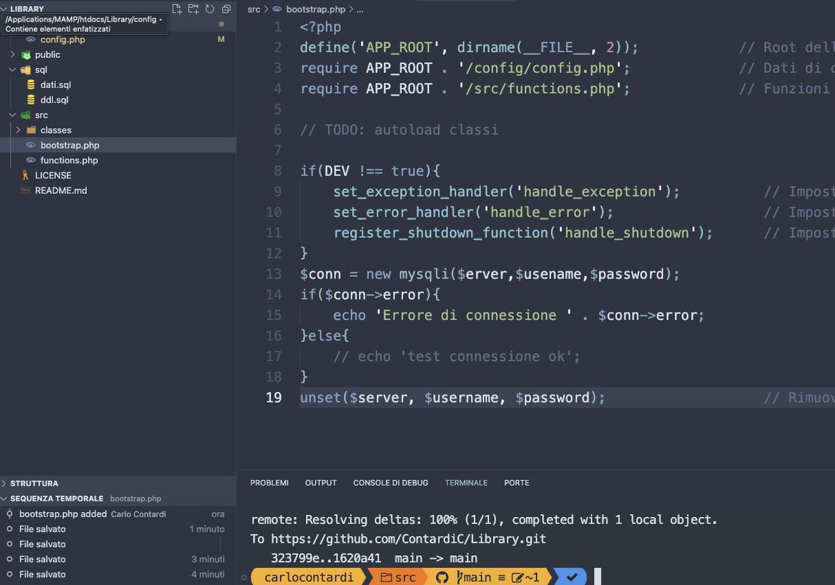 SpaceCodingX's tweet image. 🚀Appena finito di preparare una nuova lezione di #PHP per i miei studenti! 🎓 Ecco un’anteprima del codice che abbiamo esplorato oggi. #coding #spacecoding #codingtutorial #webdevelopment