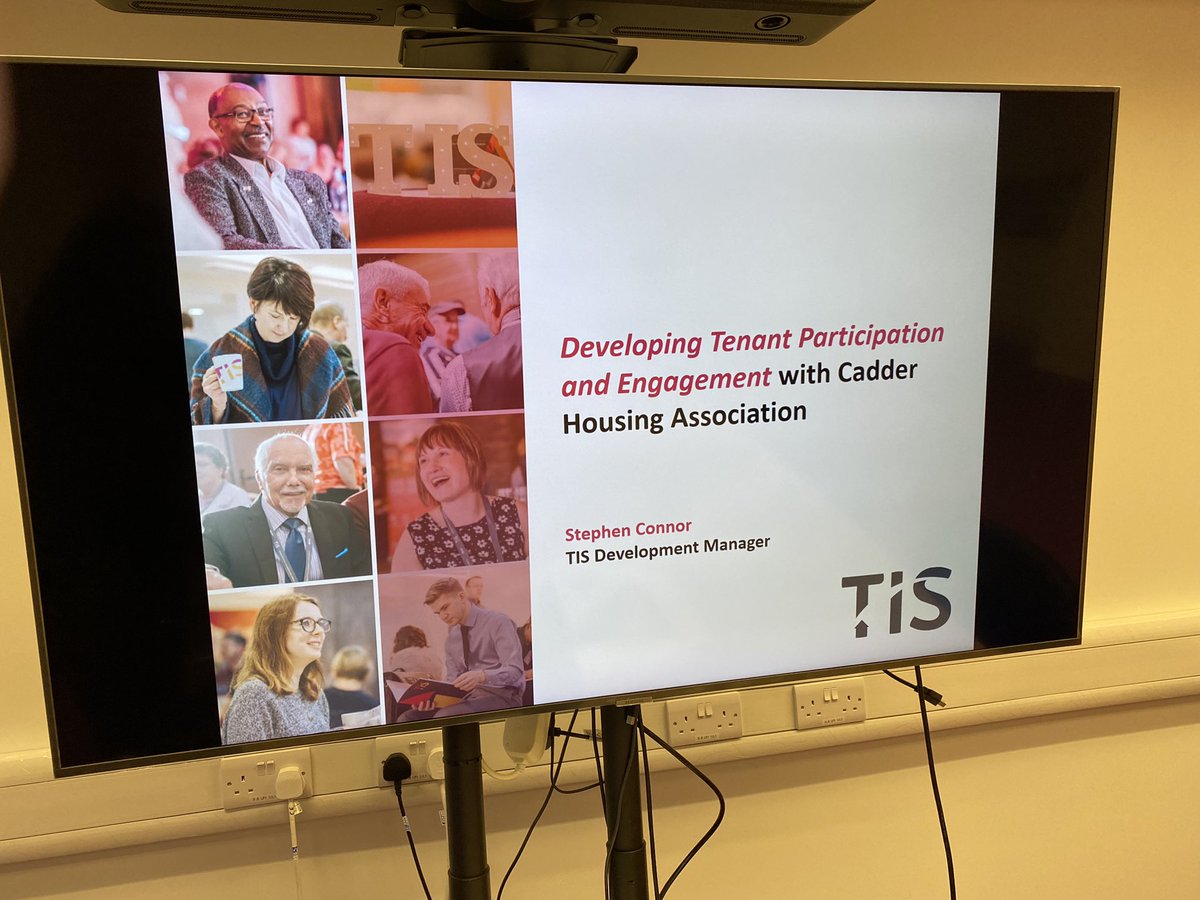 We’re all set for today’s session with <a href="/Cadder_Housing/">Cadder Housing Association</a> to present the new Resident Participation Strategy 2023-28 and how it will nurture new and innovative approaches to resident engagement and participation opportunities for the community 💪🏼