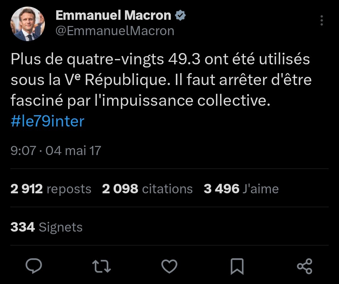 mdrrrr oui oui vous ne rêvez pas, ce tweet de mai 2017 existe