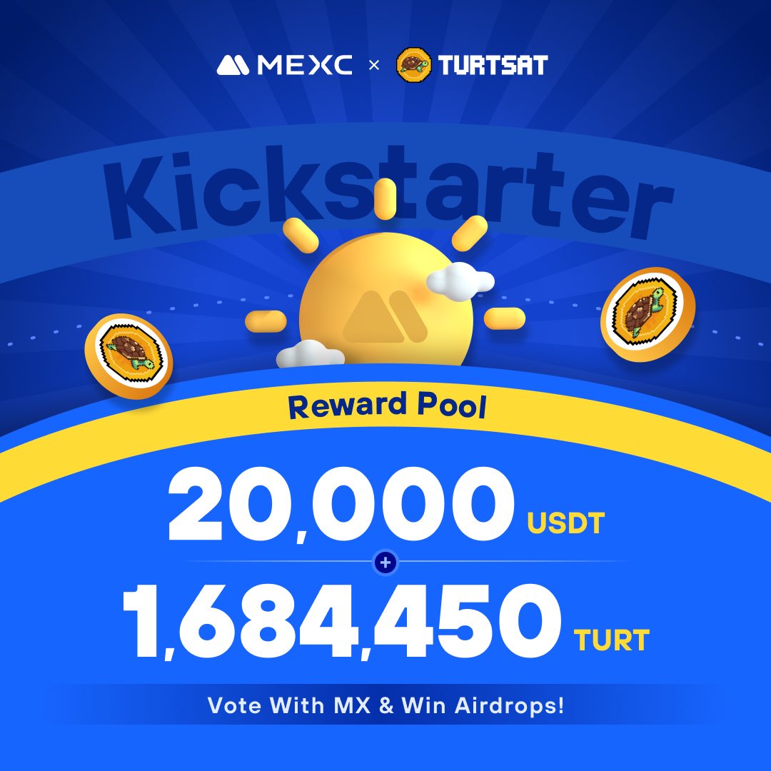 MEXC's tweet photo. .@Turtsat, a community-driven open platform for ordinals, is coming to #MEXCKickstarter 🚀

🗳Vote with $MX to share massive airdrops
📈 $TURT/USDT trading: Dec 8, 14:00 (UTC)

Details: https://t.co/LHXG9Lmeq5 https://t.co/w0Ro2cxLDJ