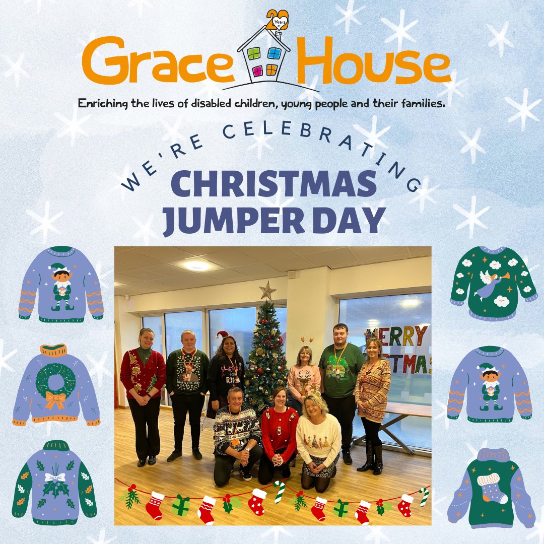 It's the best day of the year, Christmas Jumper Day! We are all feeling very festive & would love to see your Christmas Jumpers as well, pop your photos in the comments! Text CHRISTMAS JUMPER to 70085 to donate £3 or click on the link to make a donation! ghne.enthuse.com/pf/cjd2023