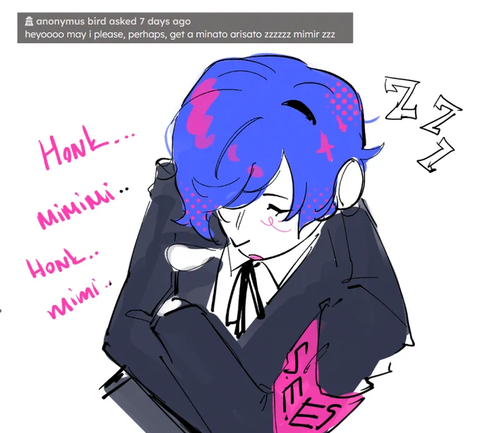 sorry i am Very slowly getting thru the doodles on my RS 
#Persona5 #Persona3 