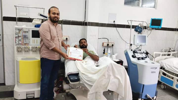 Expressing heartfelt gratitude to #KBhasksrRao for his compassionate act of donating SDP for 1st time to a patient in need at Scb Blood Bank Cuttack #BloodMatters