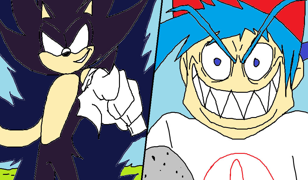 HankJW1's tweet photo. Hoy les traigo el dibujo que hice en paint basรกndome en el mod de fnf que vi, el mod es puro humor la verdad me agrado mucho y sus mรบsicas estaban buenas.
#fnfmod #SonicTheHedgehog #bf_fnf https://t.co/XH1PkrtAjP