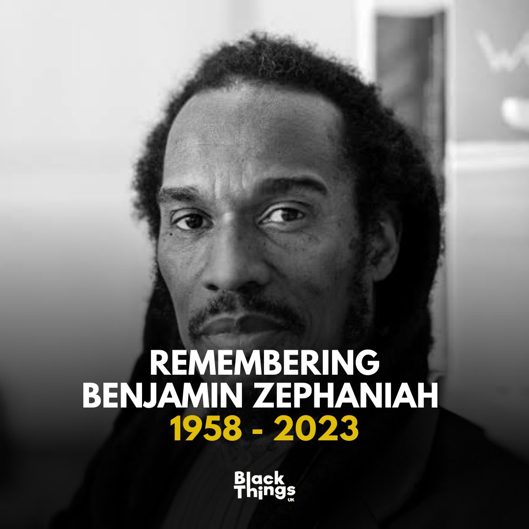 Our thoughts and prayers go out to Benjamin Zephaniah’s family and friends during this difficult time 🙏🏾🤍