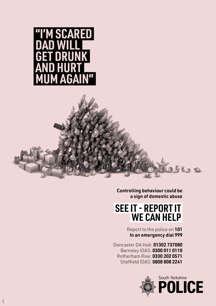 If you are experiencing domestic abuse or have concerns for someone else's safety then contact South Yorkshire Police on 101.

If it is an emergency, someone has been injured or is in immediate danger, call 999

You can also report concerns online at reportingcrime.uk/SYPDA/