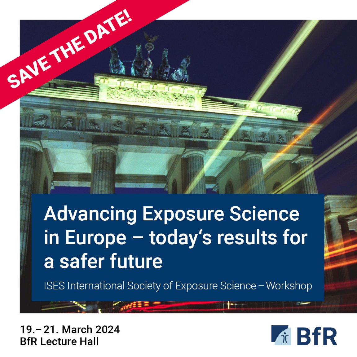 The 2024 annual workshop of the European Regional Chapter of the International Society of Exposure Science (ISES Europe) will be held in cooperation with the BfR. Find all information & the registration form here ➡ bfr-akademie.de/english/ises20…