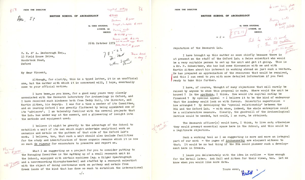 BSAthens's tweet image. In the lead-up to the 50th anniversary of the Fitch Lab, we have been exploring our history using the BSA archives.

Our blog post published today, explores the pioneers and pivotal moments that led to the laboratory’s establishment - go check it out 👇

bsa.ac.uk/2023/12/07/an-…