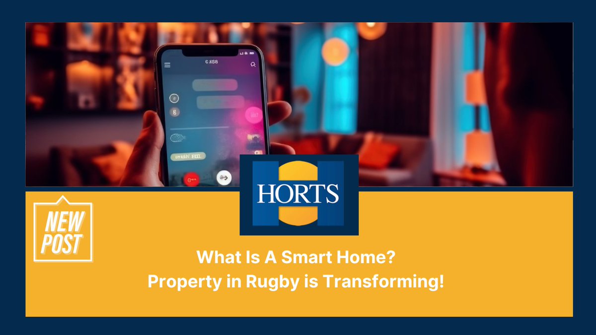 HortsAgents's tweet photo. 🏡💡 Discover how property in #Rugby is getting a high-tech makeover! Our latest blog post 'What Is A Smart Home?' explores cutting-edge innovations. Say hello to the future. Click the link to read 🔗 https://t.co/LOZ7VPGzoV #SmartHome #RugbyProperty #TechSavvyLiving #HortsBlog https://t.co/BUKhosHvaS