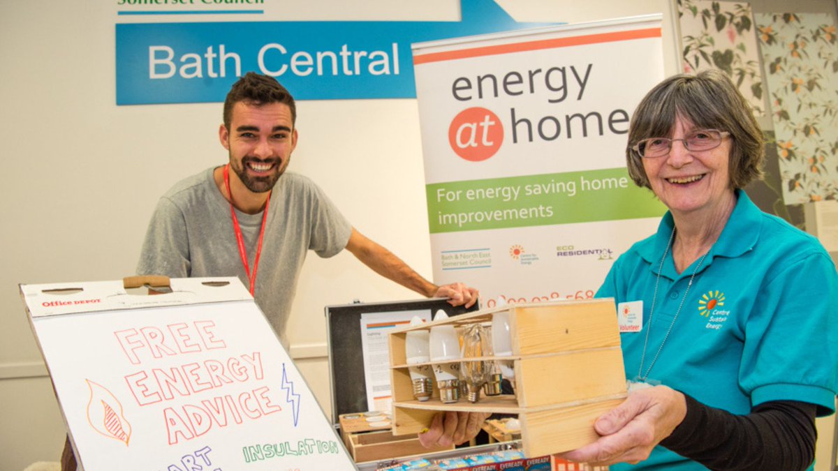 Looking to reduce your bills, insulate your home or add energy efficiency measures? Free guidance from trained energy experts at the CSE pop-up outside Bath Central Library, the Podium. First Thursday of the month. Next session: 7 December, 11am to 2pm cse.org.uk/my-home/advice/