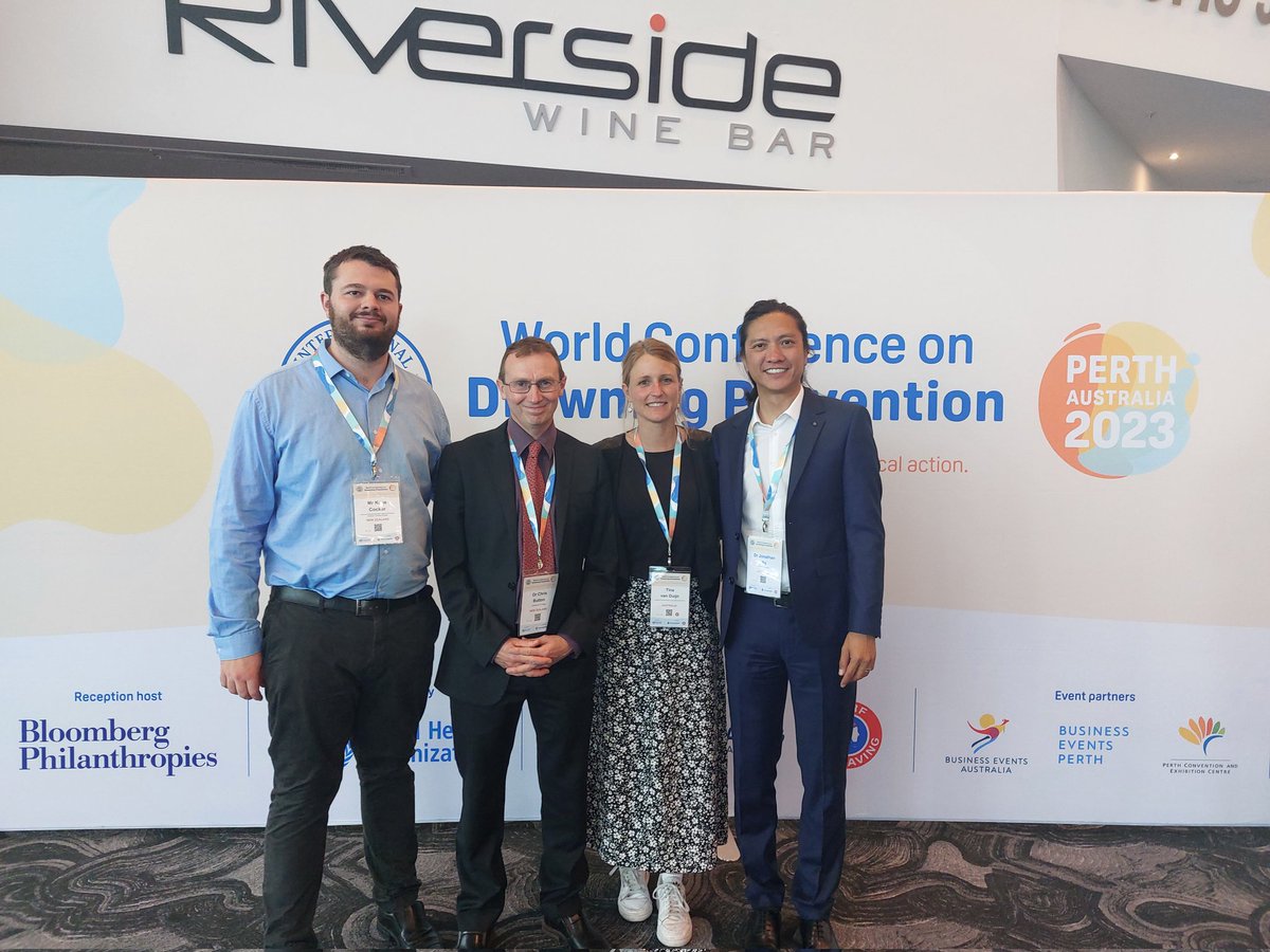 Kane_cocker's tweet photo. A privilege to attend the 2023 World Conference on Drowning Prevention in Perth and getting the opportunity to present some of my PhD research and meet with other researchers and practitioners from around the world who are working to reduce the global burden of drowning. #WCDP23 https://t.co/S6GUlLXXO8