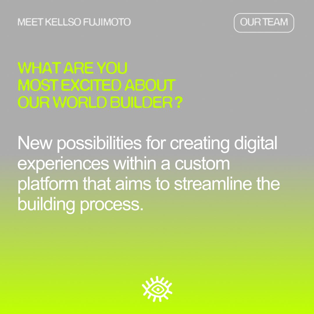 anitya_space's tweet photo. Meet Kellso Fujimoto, our visionary Game Designer specialising in systems and tools research at anitya! Join us on this journey into the future of creativity and collaboration! #anityaTeam #InnovationLeadership #anityaspace #web3 #immersive #GameDesignFutures https://t.co/thMmitebGG