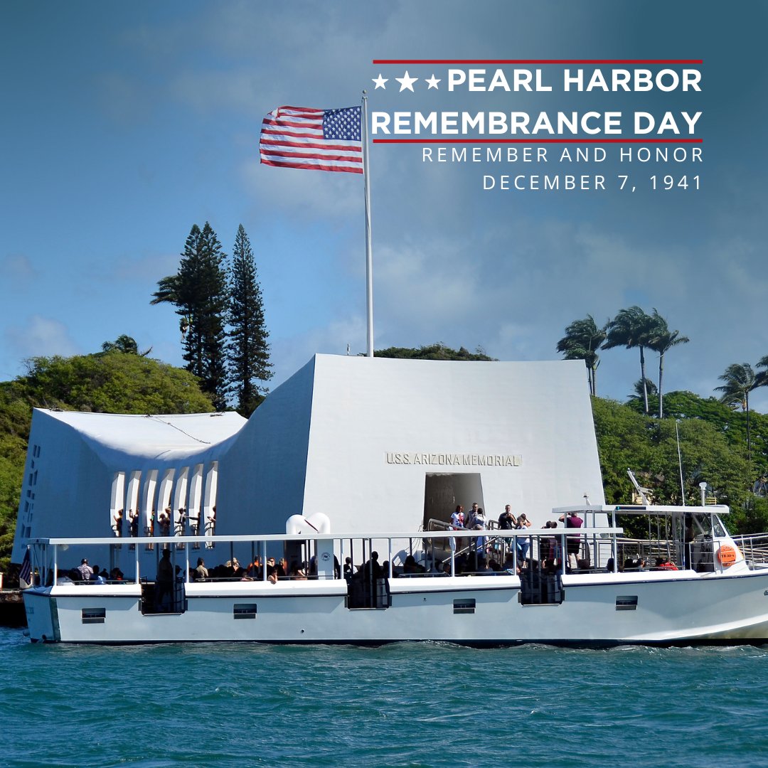 Today, we honor the brave souls who defended our country on December 7, 1941. We remember all who served aboard the USS Arizona and in Pearl Harbor 82 years ago. We will never forget their sacrifice and service. ⚓ #PearlHarborDay