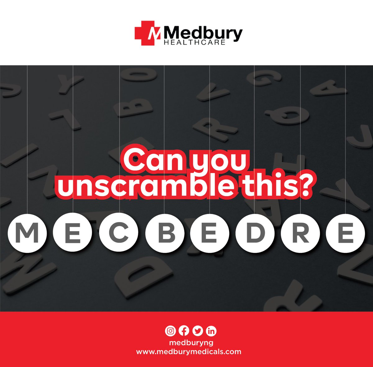 MedburyOHS's tweet photo. Can you unscramble this? Share your answer in the comments below and tag your friends to join the fun!
#HealthyScramble #HealthComic #ScrambleGame #BrainBooster #LaughterIsTheBestMedicine #JoinTheFun #Survivor #Efcc #NoisNo #Rapist #MUFC #matura2024 https://t.co/OHNalipuU3