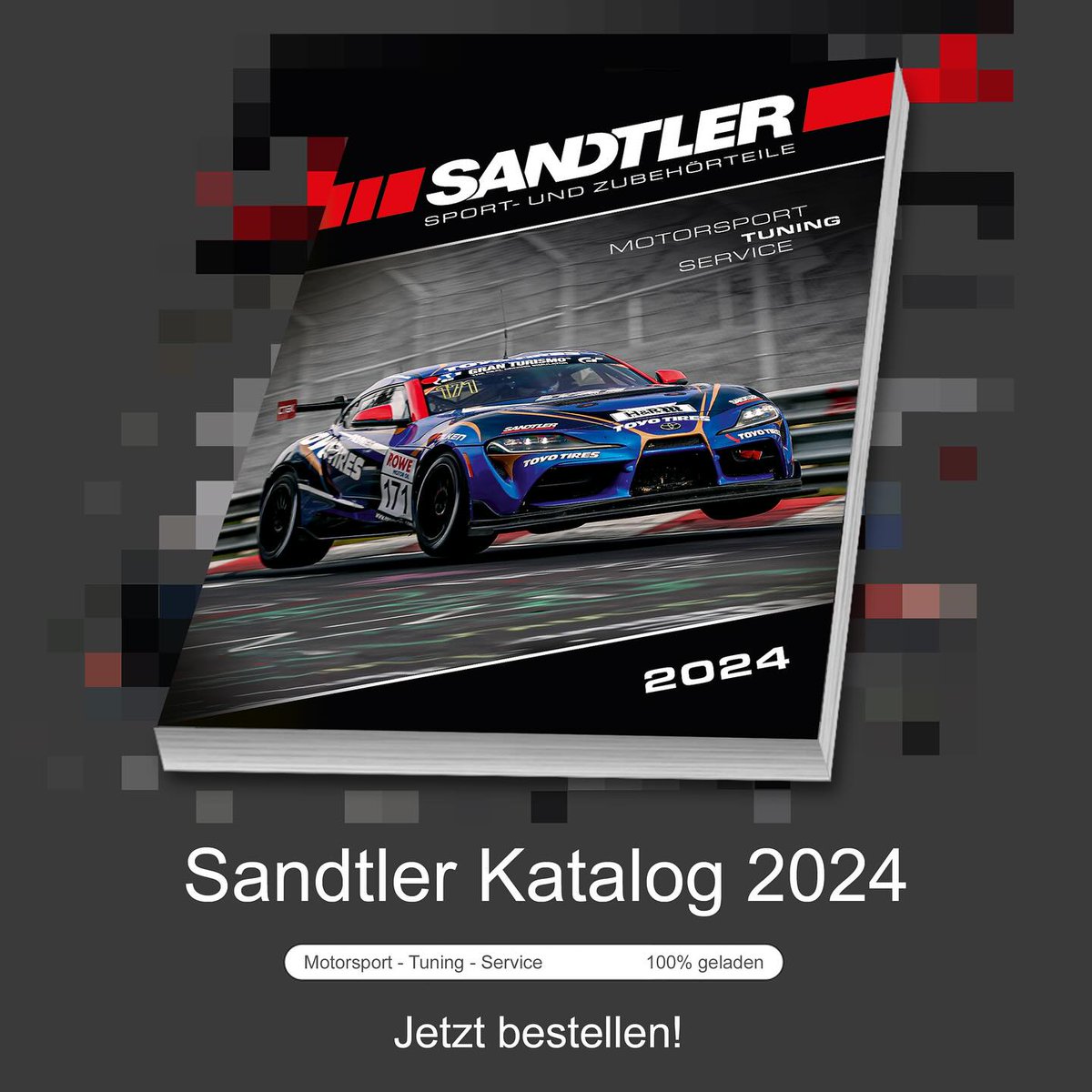 Jetzt ganz einfach anfordern oder online blättern: Der neue SANDTLER Katalog ist da! Über 460 Seiten voll mit den neusten Trends aus Motorsportbekleidung, Helme, Zubehör &amp; Technik

Katalog anfordern: sandtler24.de/kataloganforde…