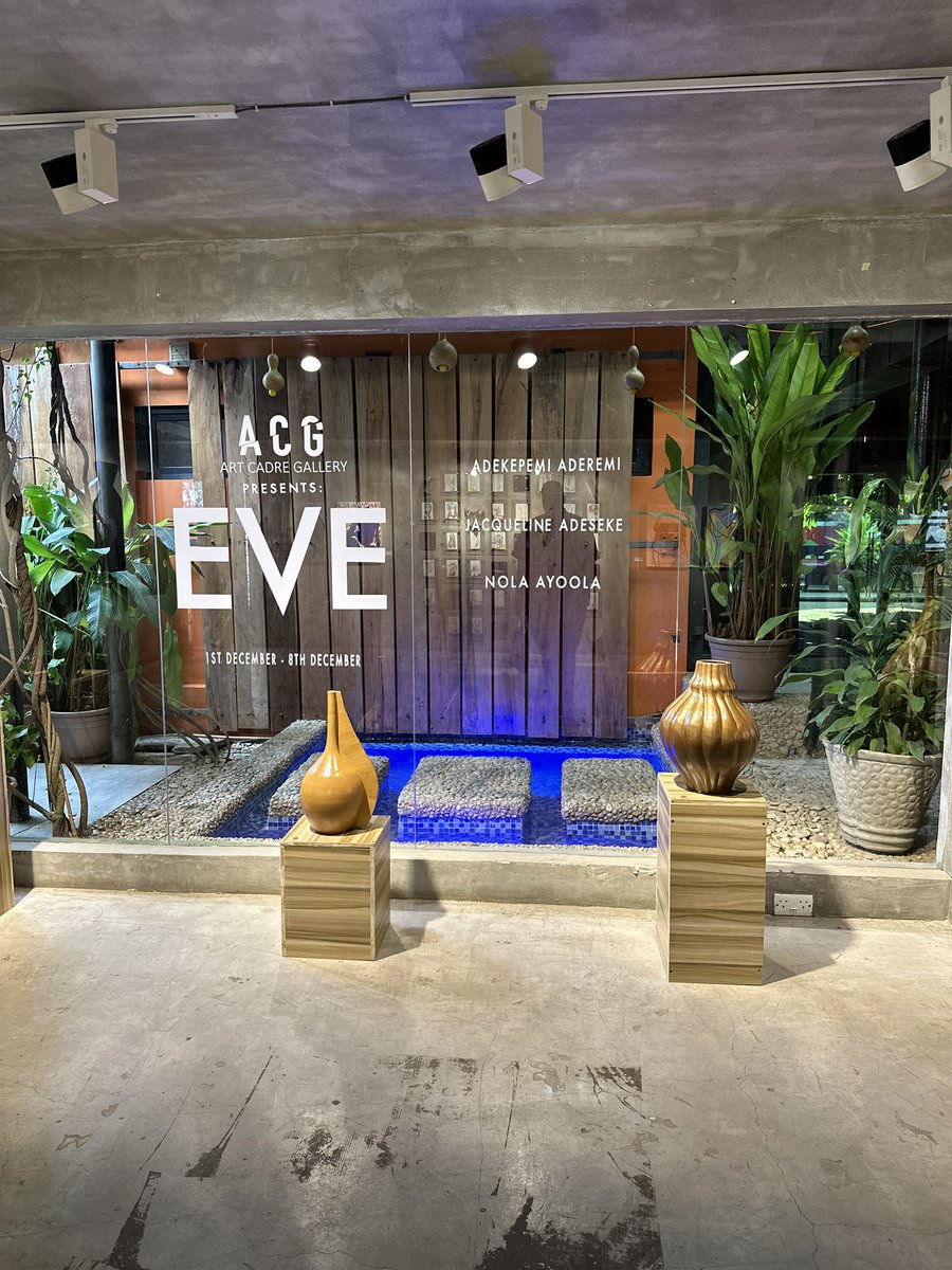 AweLagos's tweet photo. Art Exhibition to see in Lagos: ‘EVE’, a group exhibition by Adekepemi Aderemi, Nola Ayoola &amp; Jacqueline Adeseke.

📍 The Whitespace Gallery at MILIKI, 7b Etim lyang Crescent, Victoria Island, Lagos, Nigeria

⏰ Gallery opens from 3 pm

🎫 Entry is Free! https://t.co/aoI7rVMwL7