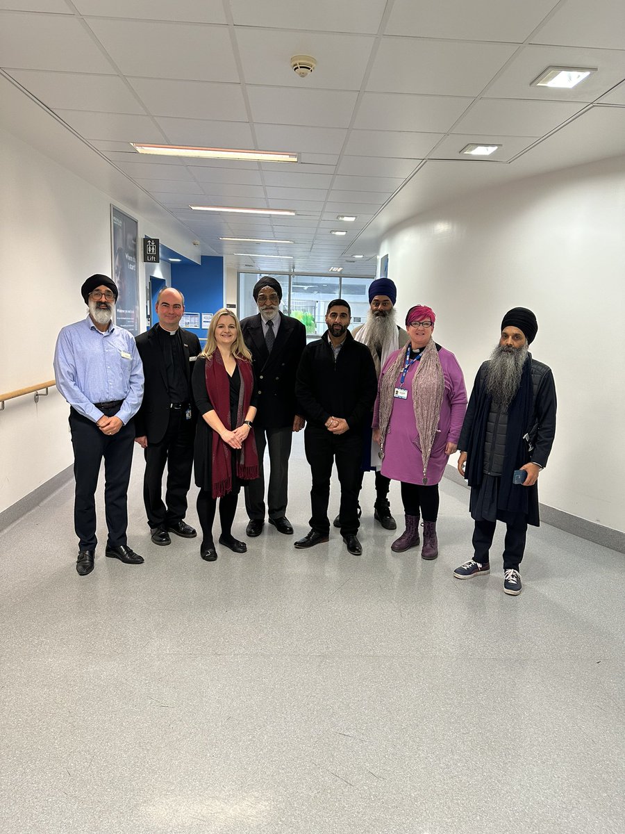 Today is one of the important National Sikh Prayer Days praying for NHS patients and staff. @LDShospcharity are proud to provide funding so these prayers can be live streamed to patients for the first time