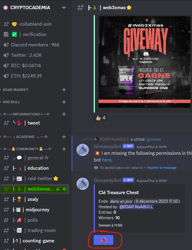 Cryptocademia tweet media