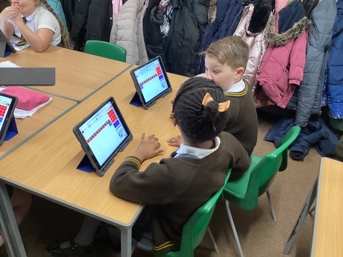 5StHerberts's tweet image. We have made our own times tables machine on a spreadsheet. #StHerbertsComputing