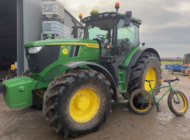 RowdefieldT's tweet photo. We love meeting people on our legendary tractor experiences! One customer brought their John Deere mountain bike which went down very will with our instructor who also loves a bit of mountain biking!!! Thanks so much for the lovely email this morning Callum and the great pictures https://t.co/P3ZqXiWa3p