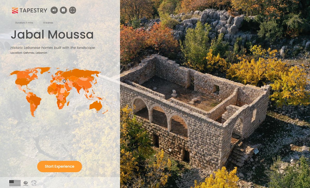 Explore the Jabal Moussa Biosphere Reserve in Lebanon through a Tapestry tour created in collaboration with <a href="/Jabal_Moussa/">Jabal Moussa Biosphere Reserve</a>,  the U.S. Department of State Ambassadors Fund for Cultural Preservation, and <a href="/storycenter/">StoryCenter</a>.
cyark.org/projects/jabal…