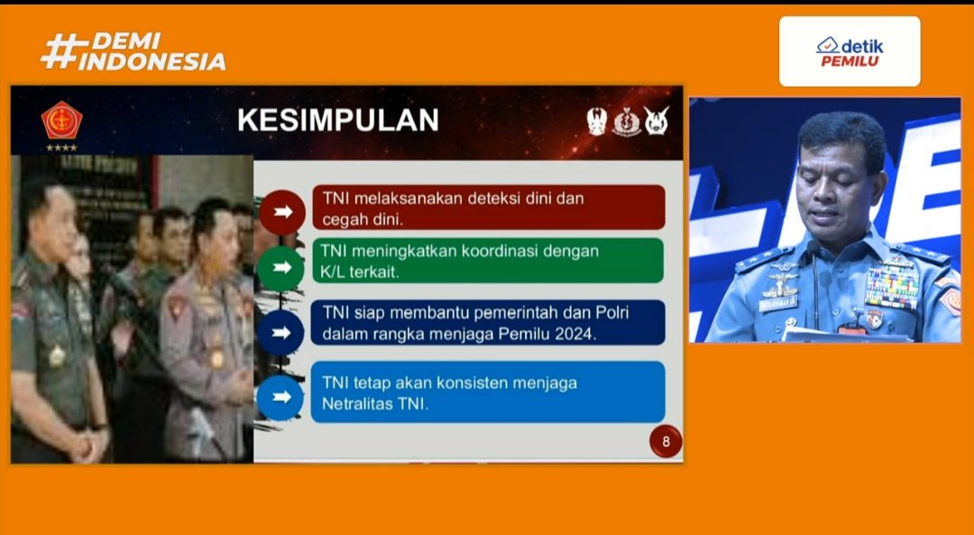 Wuidiiiih .. TNI siap jaga pemilu 2024. Kereeen ... 👍👍👍
#DemiIndonesiaCerdasMemilih
#detikpemiludamai