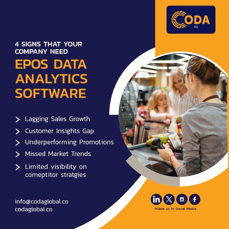 codaglobalme's tweet photo. Is your company missing out on growth opportunities? Look for these signs and consider EPOS Data Analytics Software for a strategic leap forward!
.
.
.
.
#CODAGlobal #codaiq #fmcg #uae #dubai #eposdataanalyticstool #dataanalytics #datavisualisation #data #dataanalysis #software https://t.co/TUQNtwLmcQ