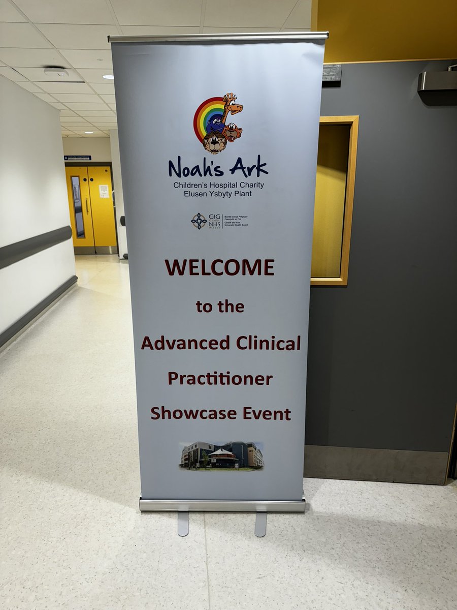 Really good t spend some tax me with our amazing paediatric advanced clinical practitioners and the days showcase in CH4W. @cavcw @CAVUHB