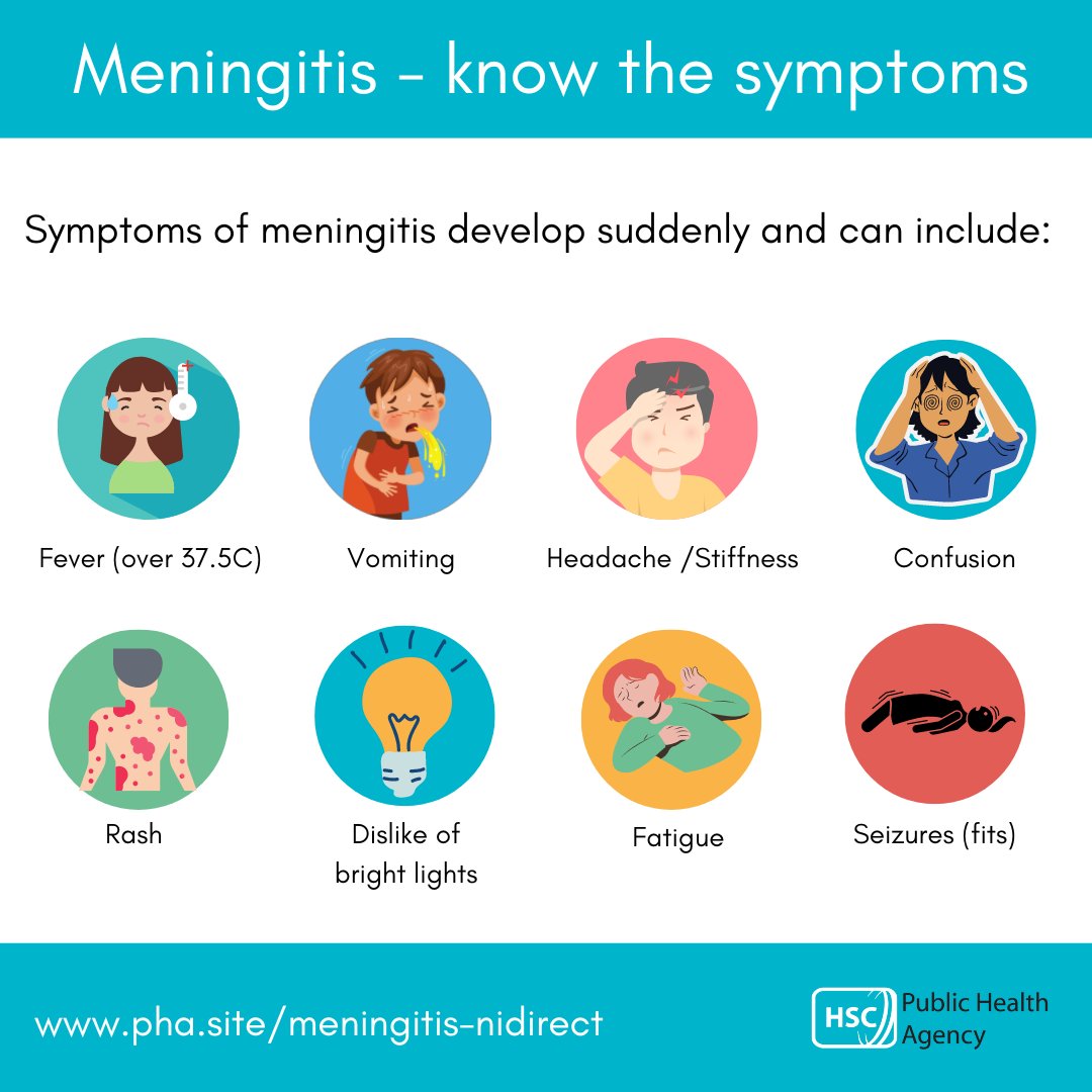 Meningococcal infection can be life threatening. The PHA is calling for people to make themselves aware of the all signs and symptoms of the condition, as a rash is not the only sign. pha.site/meningitis-nid… #meningitis