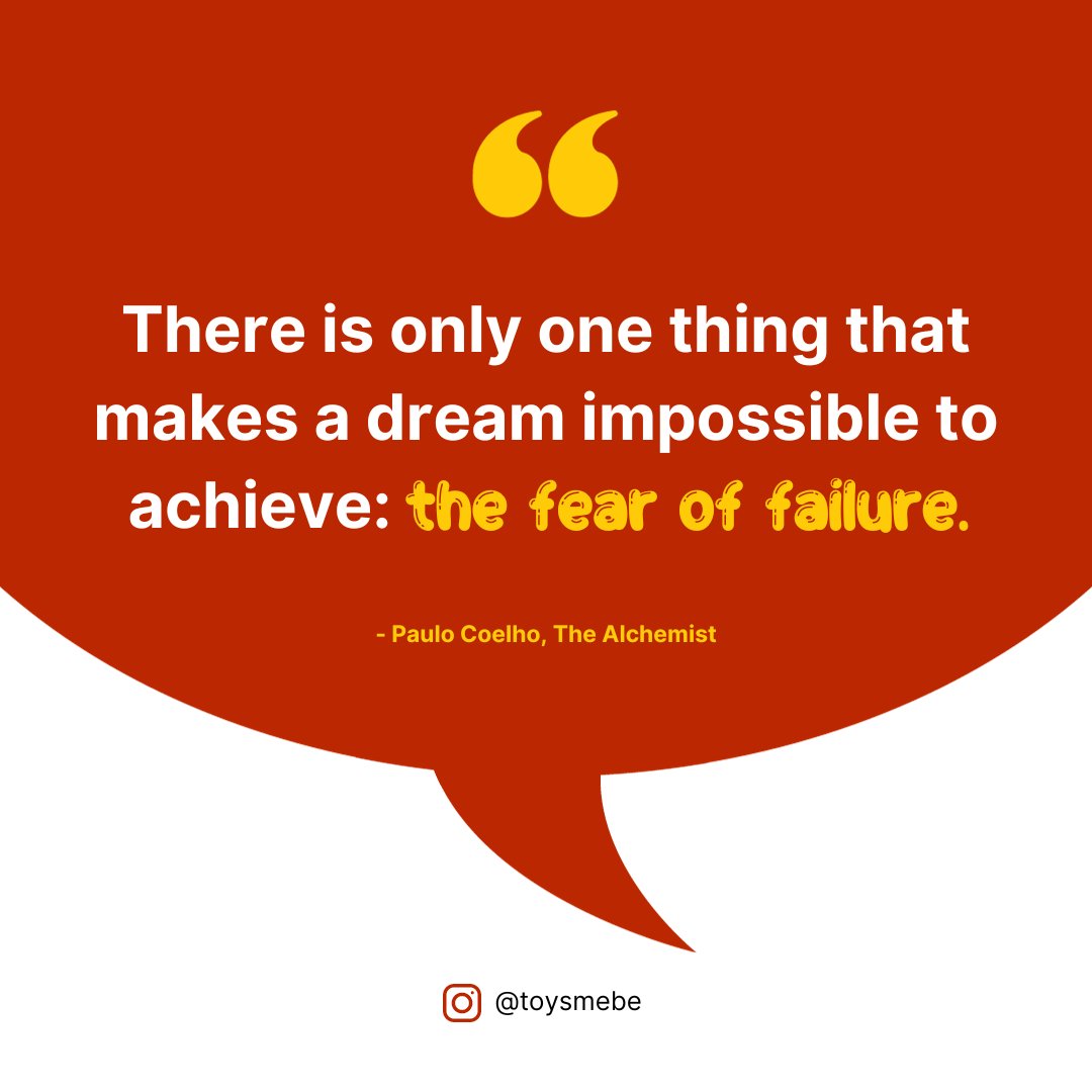 mebe_toys's tweet image. Believe in your dreams. No fear, just determination. 👌🏽🧡
.
.
.
#mebetoys #dreambig #fearlessdreams #paulocoelho #thealchemist #believeinyou