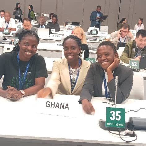 Duapaproject's tweet photo. Amidst the ongoing National Adaption Plans discussions at #COP28 , where our Youth Bridge Foundation Youth Advisory Board Member, Sharon Asenso, joined as a Junior Negotiator with the Ghana delegation, significant strides emerged from yesterday's negotiation on loss and damage. https://t.co/BSRjCIEtqA