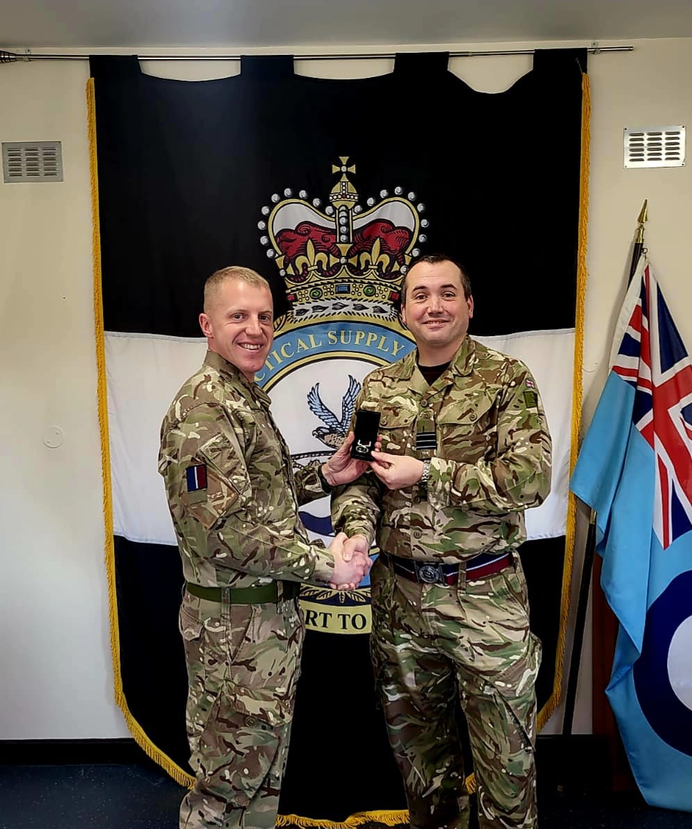TSW held an Honours &amp; Awards Ceremony, 7 Dec 23. Wg Cdr Jon Smith presented individuals with their H&amp;A; his last as Commanding Officer of TSW before he departs in the new year on promotion to Gp Capt.
<a href="/RAFSC_TSWAssn/">RAF Servicing Commando & Tactical Supply Wing Assn</a>