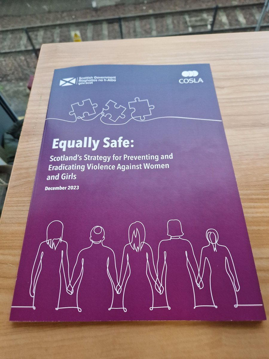 Pleased to be able to attend the launch of the Refeshed Equally Safe Strategy this morning in Edinburgh with our Chair Aileen Forbes. The strategy will continue to be key to our local work to prevent and eradicate violence against women and girls. ➡️ gov.scot/publications/e…