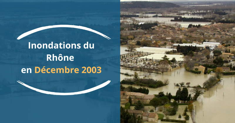CCReassurance's tweet photo. #MémoireDuRisque - Décembre 2003 : Crue historique du Rhône 🌧️

🚧 27 000 évacuations &amp; 700 M€ de dommages assurés.

💡 En réponse ? #PlanRhône &amp; #PAPI (Programmes d’Actions de Prévention des Inondations) + 💰 800 M€ investis pour la prévention. 

🔗https://t.co/uhDbZtWWr2