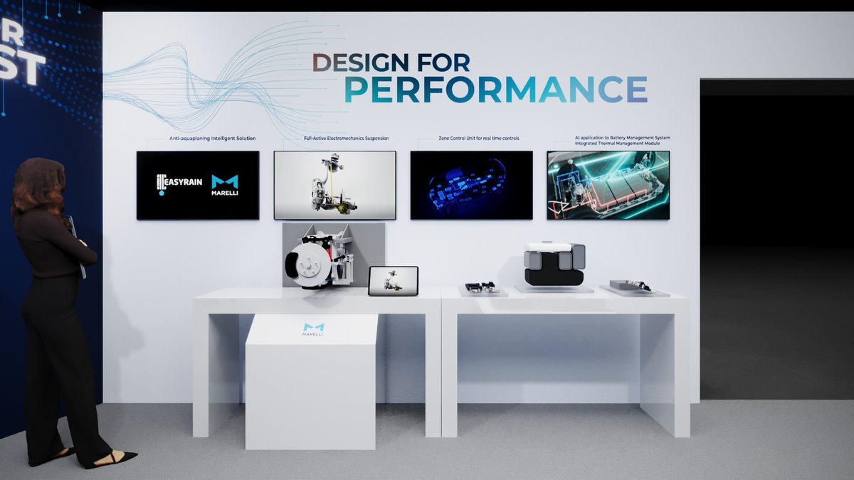 MarelliTech's tweet photo. In January 2024, #Marelli will attend @CES in Las Vegas with our latest innovations! Guests will be introduced to our Design-Led Innovation approach, embarking on a journey through the co-design process. Learn more about it: https://t.co/RUSTiGO8wj ​

#CES2024 https://t.co/f6lDdyyEei
