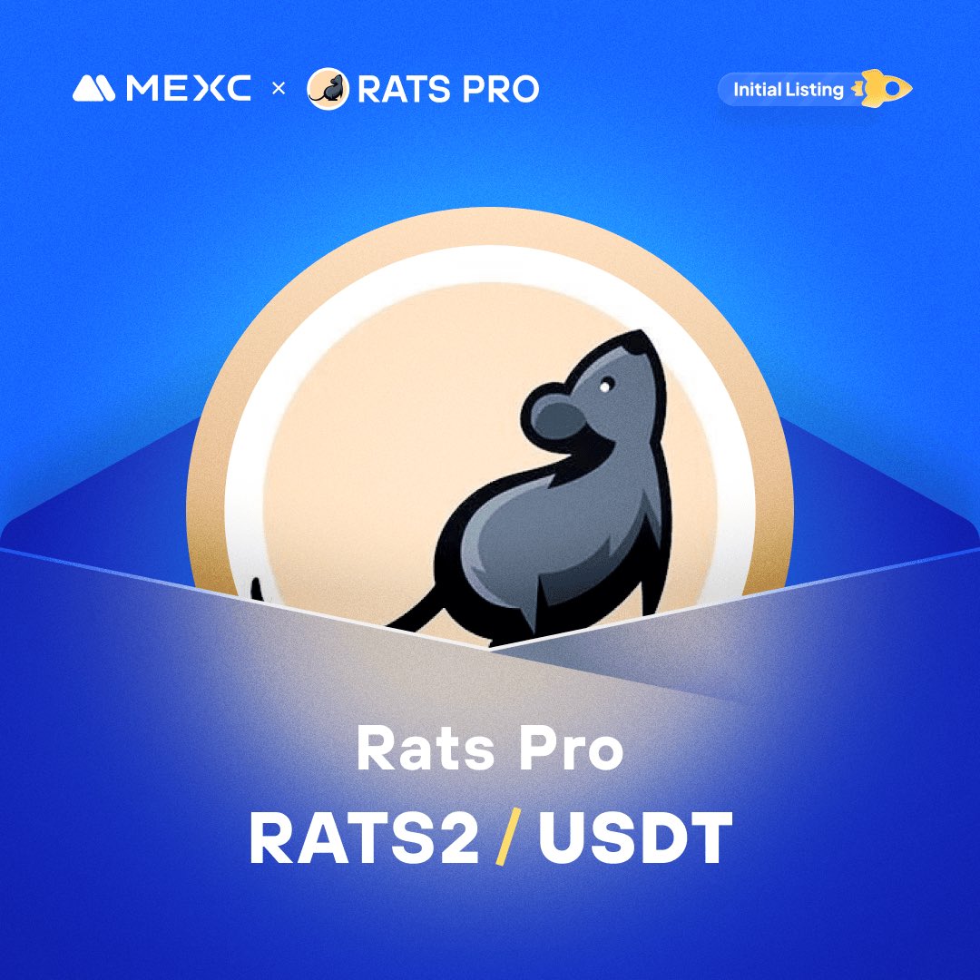 MEXC_DE's tweet photo. Wir freuen uns, Euch mitteilen zu kΓΆnnen, dass der #RatsPro2 #Kickstarter abgeschlossen ist und #RATS2 auf #MEXC gelistet wird!
πΉEinzahlung: GeΓΆffnet
πΉRATS2/USDT-Handel: 7.Dezember, 13:00 Uhr
Details: https://t.co/v8ZAUMiiET https://t.co/mDIPyUuSwk