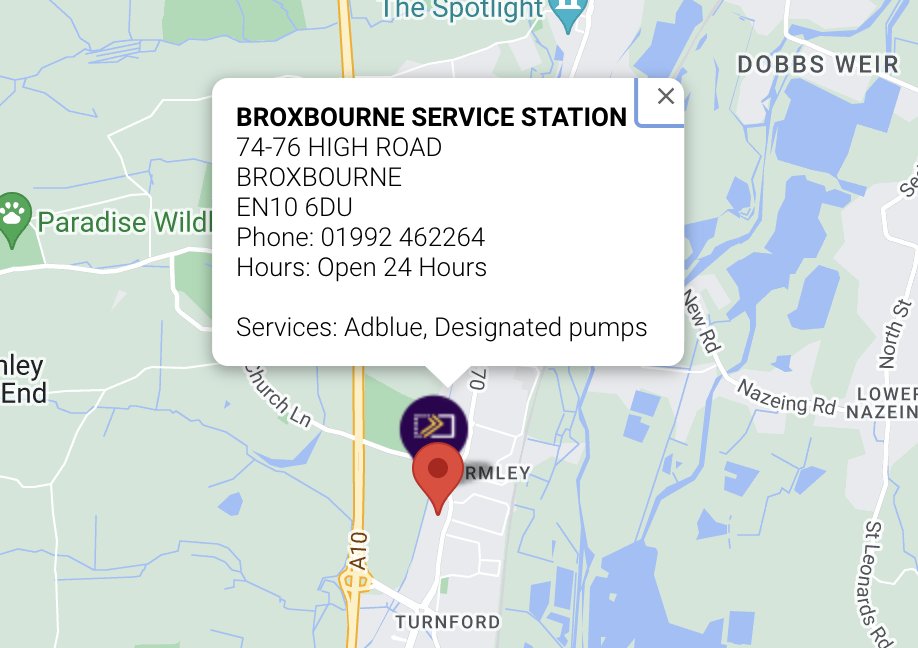 #Broxbourne, you're in for a treat. We've added a new Keyfuels site! Visit the Broxbourne Service Station, EN10 6DU - check it out here bit.ly/39F8eWC