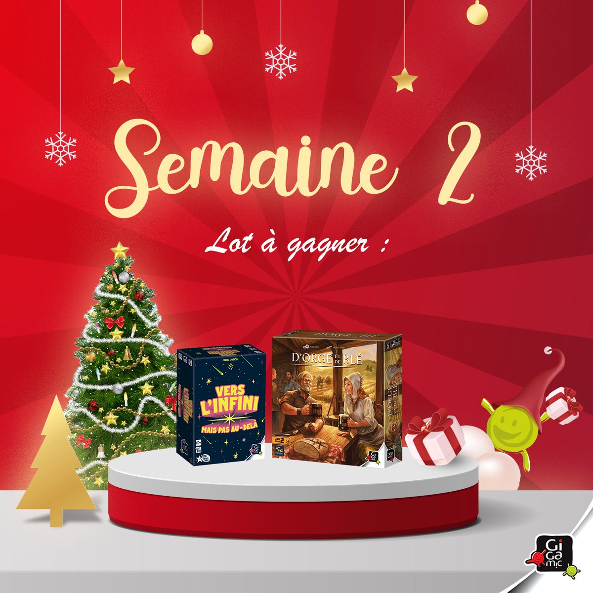 Gigamic's tweet photo. Gigalendrier de Noël / Case Semaine 2

Gagnez vers l'infini mais pas au-delà et d'orge et de blé
RT + Follow @Gigamic
avant le 14/12 minuit
Une participation par personne
Ouvert à FR, LUX et BE

#gigalendrier #gigamic #jeuconcours #noel #noel2023 #calendrierdenoel https://t.co/fb9a1oMJGU