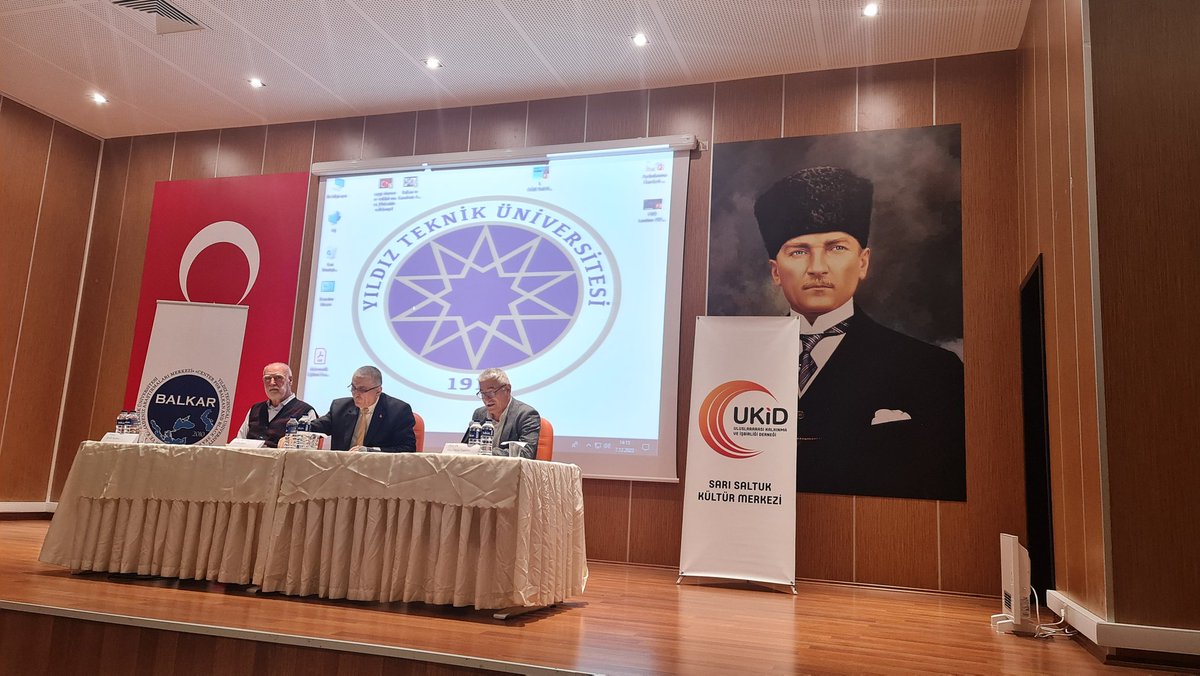 AbdlbariAktaran's tweet photo. @YildizEdu ev sahipliğinde UKİD ve @cBALKAR müştereken gerçekleştirdiği “Sarı Saltuk Buluşmaları” toplantı davetine icabet ettim. Konuşmacılar Sn. Prof. Dr. Musa Taşdelen ve Sn.@SefikKantar beyefendilere teşekkür ederim.
@Ukid_Merkez
#sarısaltık #sarisaltuk #sarısaltuk https://t.co/q4jW02vkwN